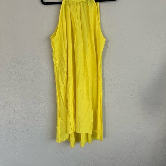 SIMPLE Flavor Woman Yellow Hi-Low Halter Dress , Size XXL - Picture 3 of 10